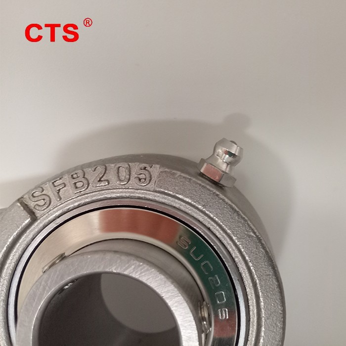 Stainless Steel Three-Bolt Flange Bracket Bearing Units